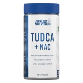 Flacon Applied Nutrition TUDCA plus NAC, complément pour le foie en 90 gélules